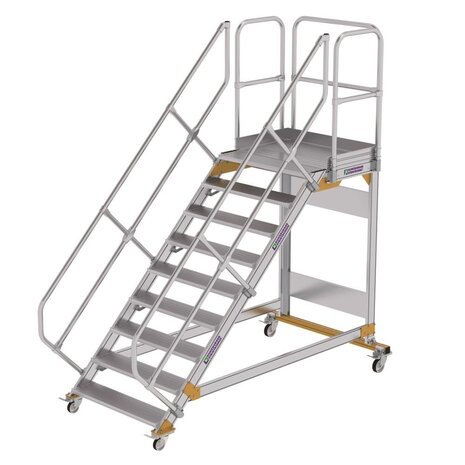 Roossien Vliegtuigtrap 9 treden (1.000mm), 45°