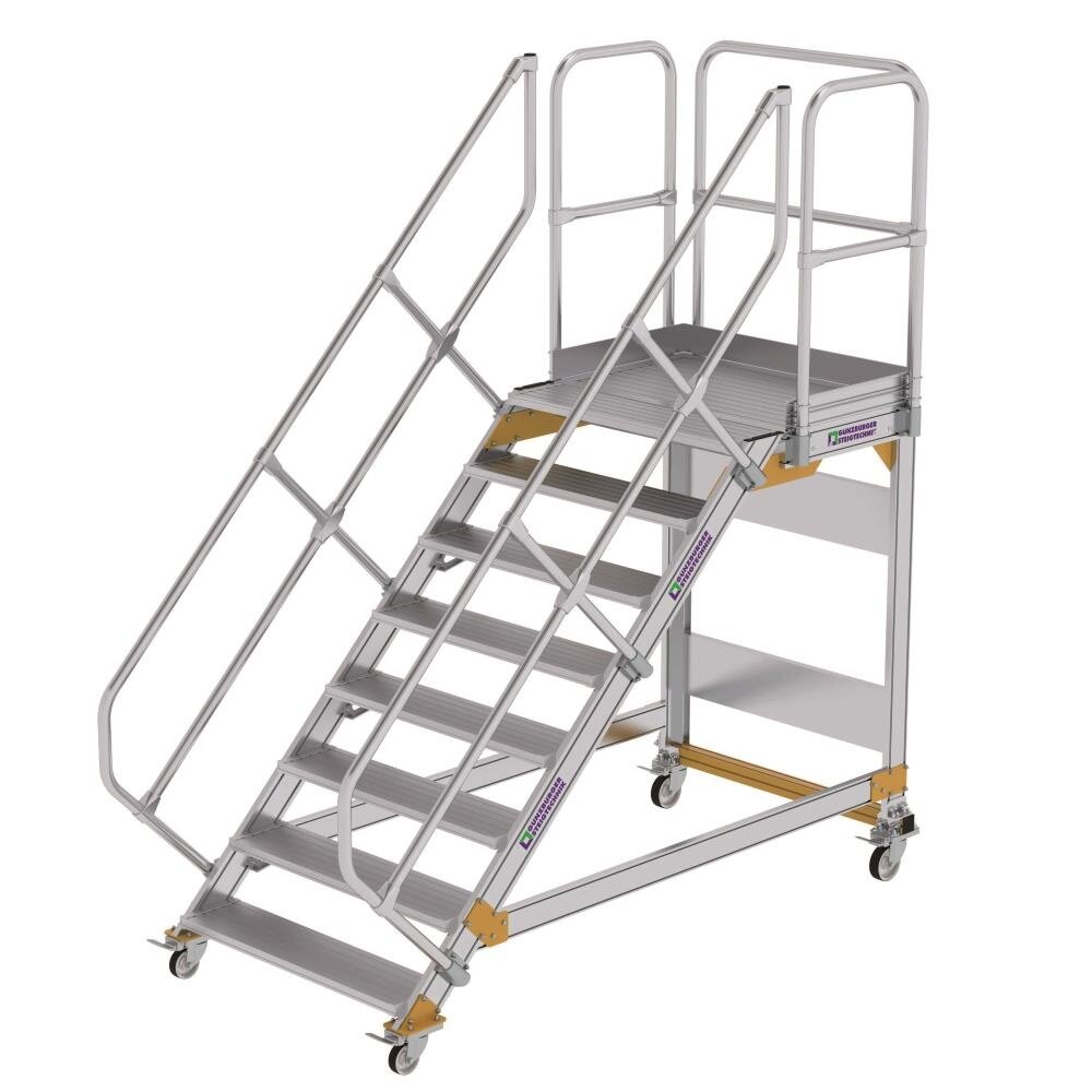 Munk Vliegtuigtrap 8 treden (1.000mm), 45° Munk Vliegtuigtrap 8 treden (1.000mm), 45°