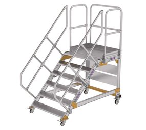 Roossien Vliegtuigtrap 6 treden (1.000mm), 45°