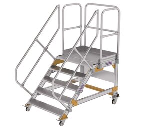 Roossien Vliegtuigtrap 5 treden (1.000mm), 45°