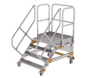 Roossien Vliegtuigtrap 4 treden (1.000mm), 45°