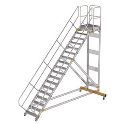 Roossien Vliegtuigtrap 18 treden (800mm), 45°