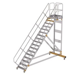 Roossien Vliegtuigtrap 17 treden (800mm), 45°