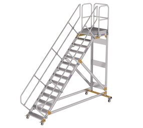 Munk Vliegtuigtrap 14 treden (800mm), 45°