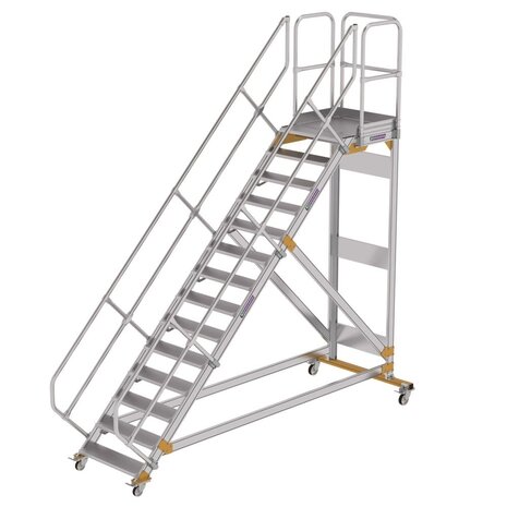 Roossien Vliegtuigtrap 14 treden (800mm), 45°