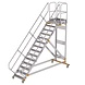 Roossien Vliegtuigtrap 14 treden (800mm), 45°