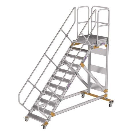 Roossien Vliegtuigtrap 11 treden (800mm), 45° Roossien Vliegtuigtrap 11 treden (800mm), 45°