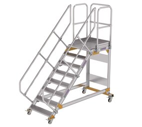 Roossien Vliegtuigtrap 8 treden (800mm), 45°