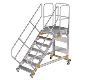 Roossien Vliegtuigtrap 7 treden (800mm), 45°