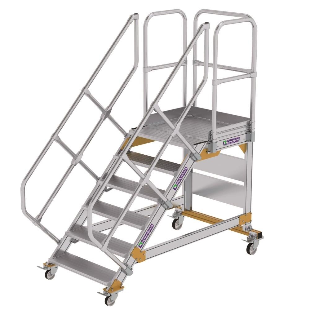 Roossien Vliegtuigtrap 6 treden (800mm), 45°