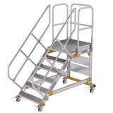 Munk Vliegtuigtrap 6 treden (800mm), 45°