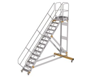 Roossien Vliegtuigtrap 15 treden (600mm), 45°