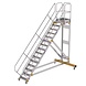 Roossien Vliegtuigtrap 15 treden (600mm), 45°