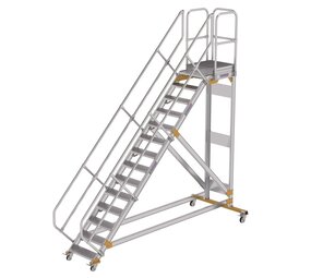 Munk Vliegtuigtrap 14 treden (600mm), 45° Munk Vliegtuigtrap 14 treden (600mm), 45°