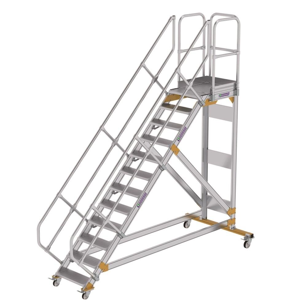 Munk Vliegtuigtrap 12 treden (600mm), 45°