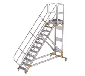 Munk Vliegtuigtrap 12 treden (600mm), 45°