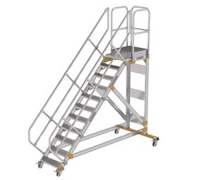 Roossien Vliegtuigtrap 11 treden (600mm), 45° Roossien Vliegtuigtrap 11 treden (600mm), 45°