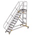 Vliegtuigtrap 11 treden (600mm), 45°