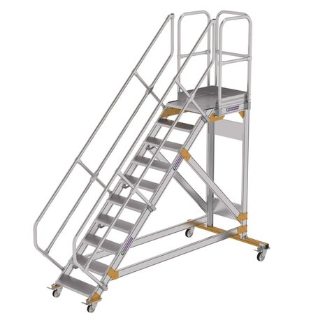 Roossien Vliegtuigtrap 10 treden (600mm), 45°