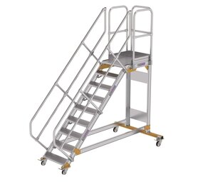 Roossien Vliegtuigtrap 9 treden (600mm), 45°