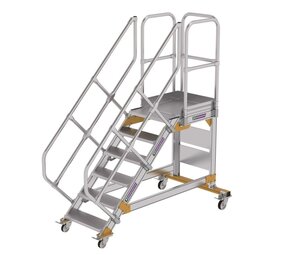 Roossien Vliegtuigtrap 6 treden (600mm), 45°