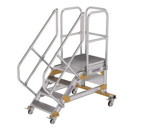 Roossien Vliegtuigtrap 4 treden (600mm), 45°