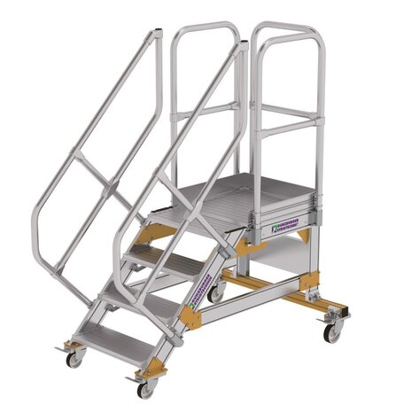 Munk Vliegtuigtrap 4 treden (600mm), 45° Munk Vliegtuigtrap 4 treden (600mm), 45°