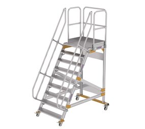 Roossien Vliegtuigtrap 9 treden (1.000mm), 60° Roossien Vliegtuigtrap 9 treden (1.000mm), 60°