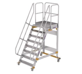 Roossien Vliegtuigtrap 8 treden (1.000mm), 60°