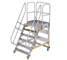 Roossien Vliegtuigtrap 6 treden (1.000mm), 60°