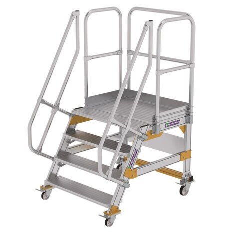 Roossien Vliegtuigtrap 4 treden (1.000mm), 60°