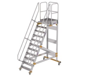 Roossien Vliegtuigtrap 11 treden (800mm), 60°