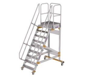 Roossien Vliegtuigtrap 9 treden (800mm), 60°