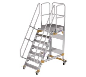 Roossien Vliegtuigtrap 7 treden (800mm), 60° Roossien Vliegtuigtrap 7 treden (800mm), 60°