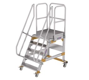 Roossien Vliegtuigtrap 5 treden (800mm), 60°