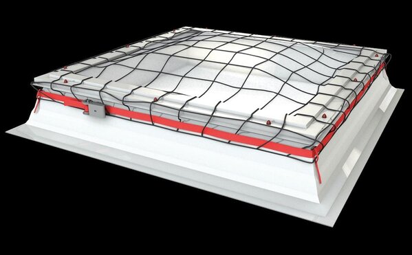 Roossien Lichtkoepelnet, 2x2 meter (incl. transportzak)