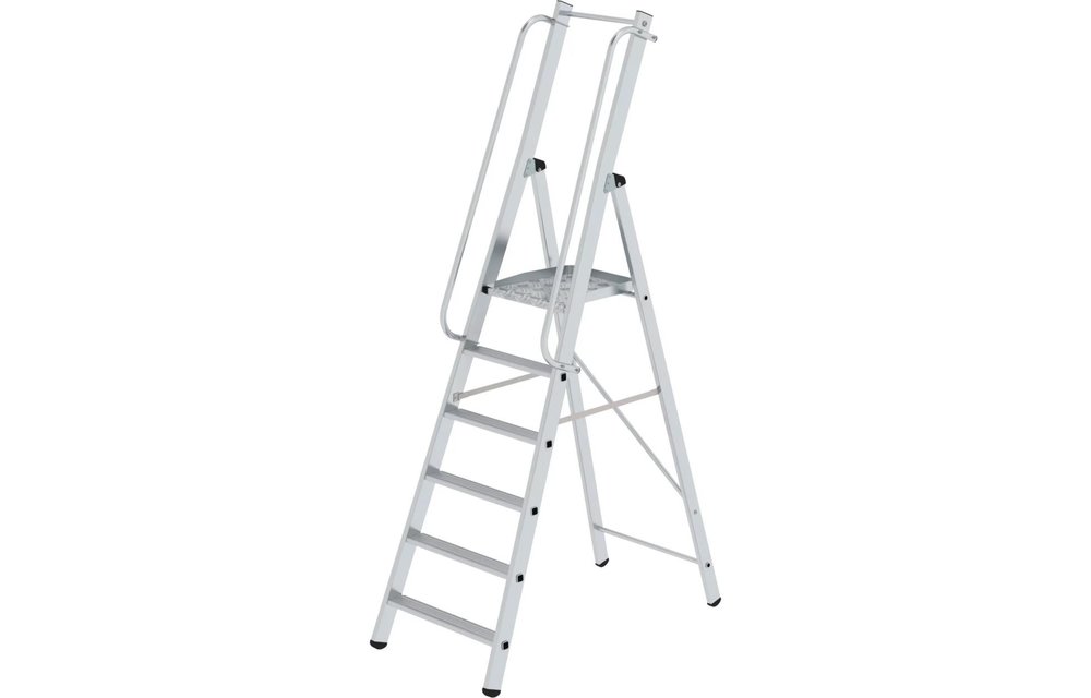 Platformtrap, 6 treden met leuning, type ML