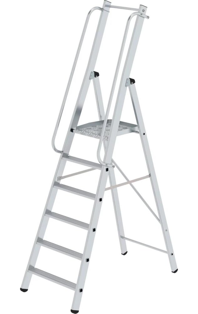 Roossien Platformtrap, 6 treden met leuning, type ML