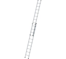 Roossien 2-delige aluminium opsteekladder, 2x10 sporten