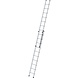 Roossien 2-delige aluminium opsteekladder, 2x10 sporten