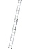 2-delige aluminium opsteekladder, 2x10 sporten 2-delige aluminium opsteekladder, 2x10 sporten