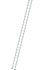Aluminium enkele ladder, 24 sporten Aluminium enkele ladder, 24 sporten