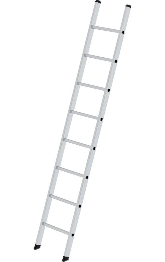 Roossien Aluminium enkele ladder, 8 sporten