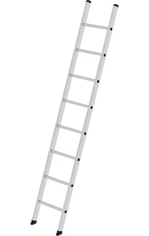 Roossien Aluminium enkele ladder, 8 sporten