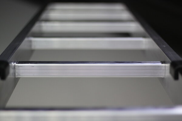 Roossien Aluminium enkele ladder, 8 sporten