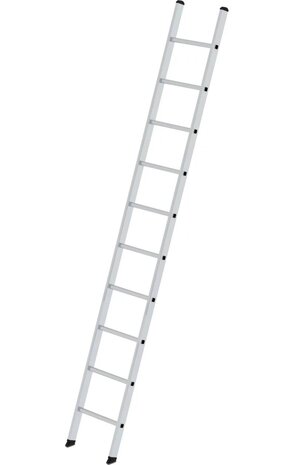 Roossien Aluminium enkele ladder, 10 sporten