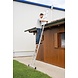 Munk Aluminium enkele ladder, 12 sporten met stabilisatiebalk Munk Aluminium enkele ladder, 12 sporten met stabilisatiebalk