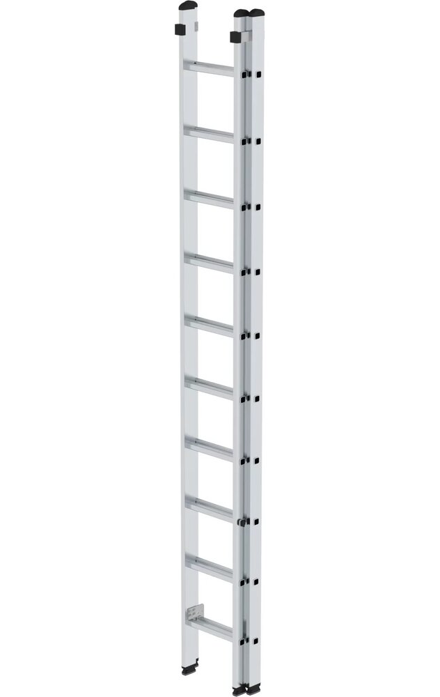 Munk 2-delige aluminium opsteekladder, 2x10 sporten Munk 2-delige aluminium opsteekladder, 2x10 sporten