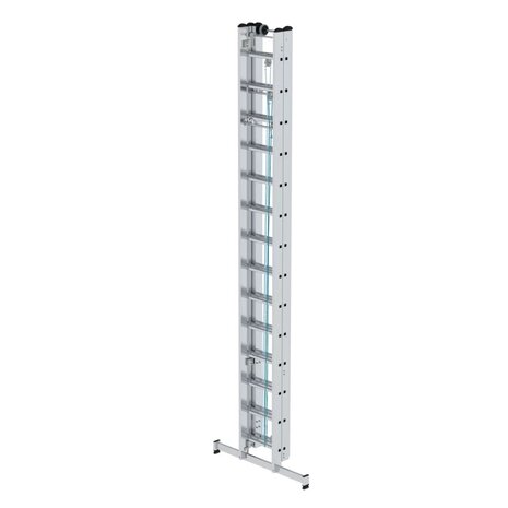 Roossien 2-delige aluminium opsteekladder, 2x10 sporten