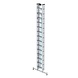 Munk 2-delige aluminium opsteekladder, 2x10 sporten Munk 2-delige aluminium opsteekladder, 2x10 sporten